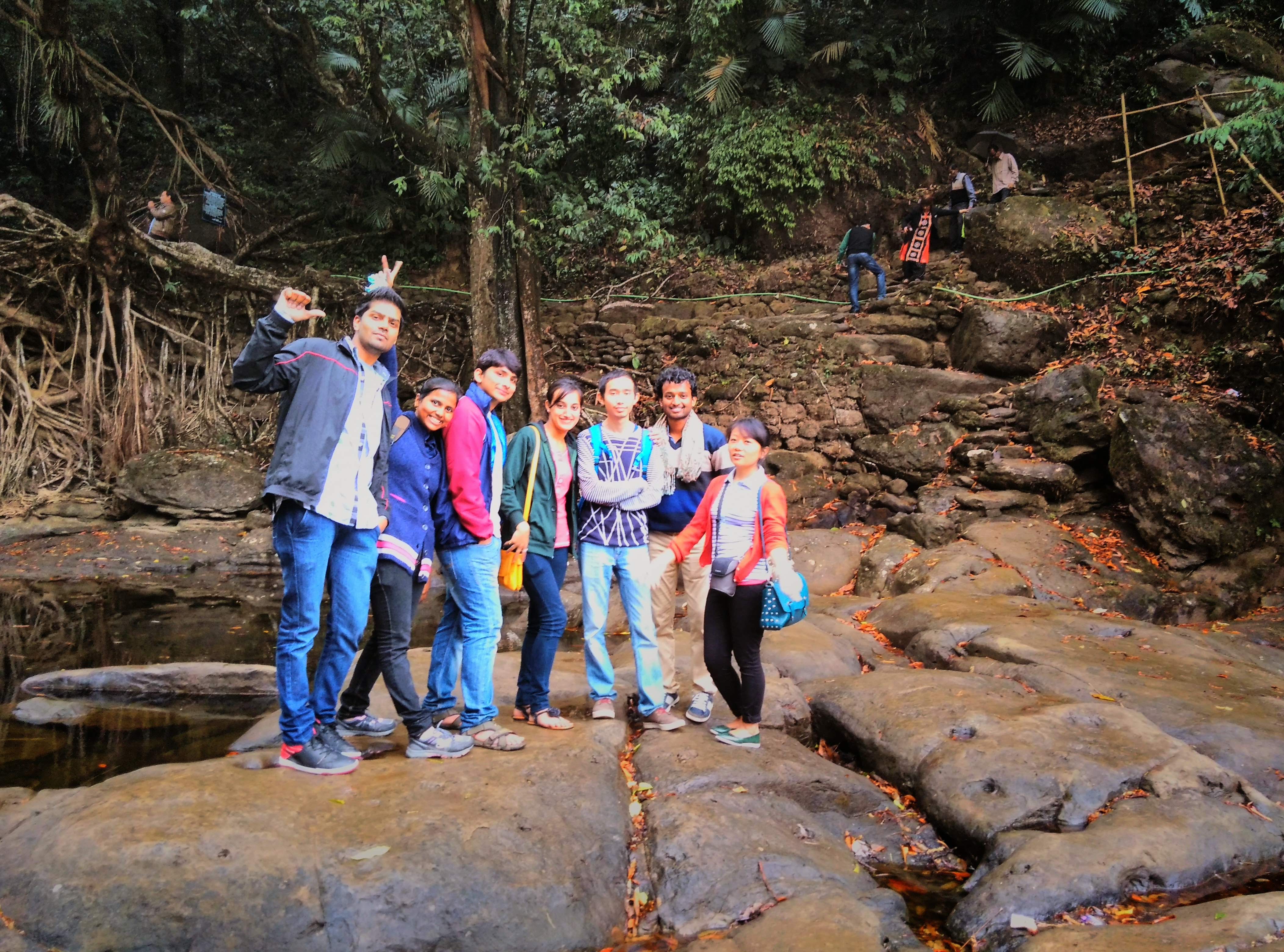 A visit to “Root Bridge” at Meghalaya.